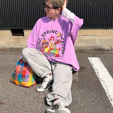 0091 S/S Macdonald pigment t-shirt/3カラー
