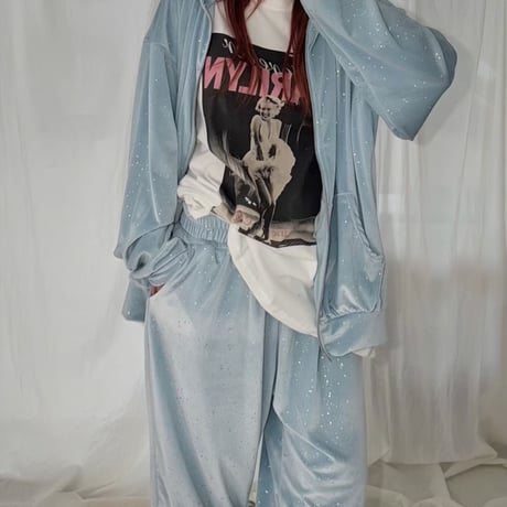 1041 【★即納★数量限定】Forever Marilyn Photo BIG TEE/2カラー