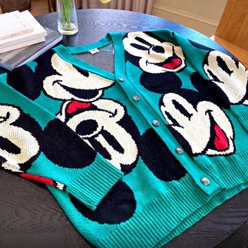 0378 【即納】♥️数量限定♥️mickey over cardigan/4カラー❤︎まいさ