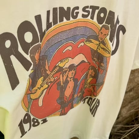 【即納販売】rolling stone Big tee/ホワイトのみ