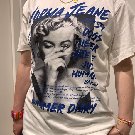 【即納販売】jimmys &riruコラボ Smoking a cigarette tee/4アイテム