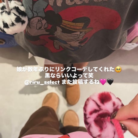 0408 pigment heart mickey &ミニー sweat/2カラー❤︎カナさん着用❤︎