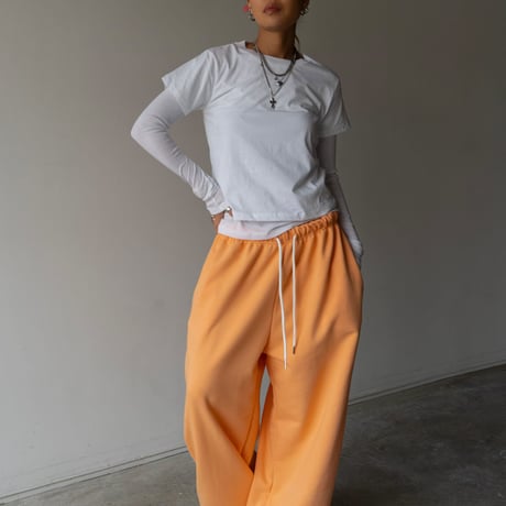 【即納販売】0669 color layered tee【半袖】/ブラックのみ