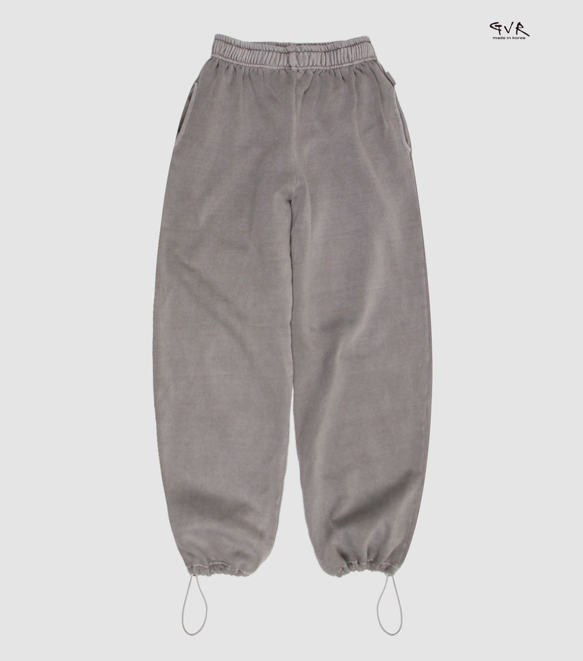 0035 pigment color drawstring 2WAY pants【kimou】