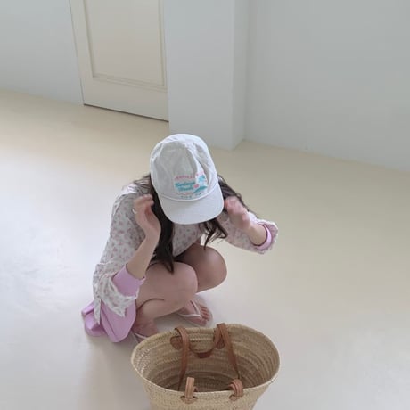 0826 小花柄 cute long sleeve/3カラー