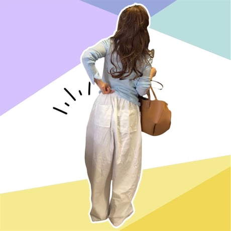 0613 tuckカーブpants/4カラー⭐︎なおみさん⭐︎まいさん着用⭐︎