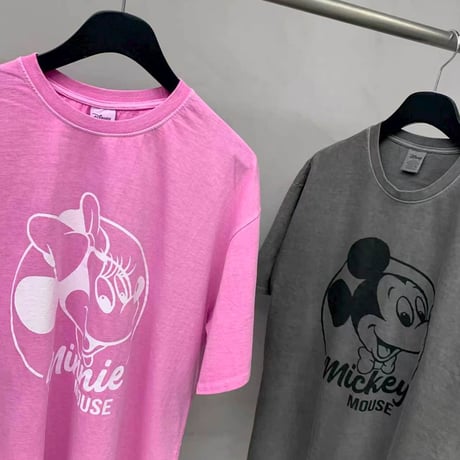 0745 NEW pigment mickey tee/2カラー