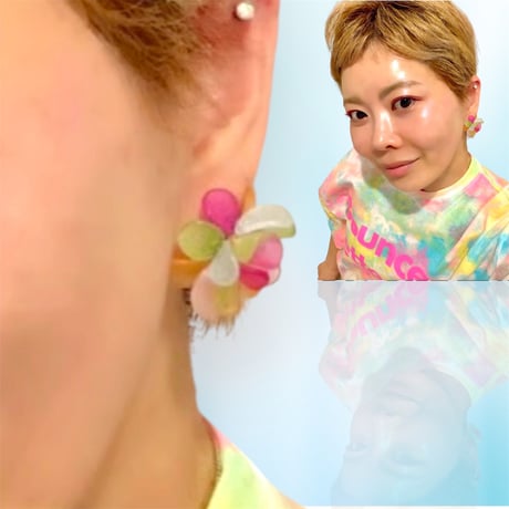 【即納販売】0772 Flowerピアス