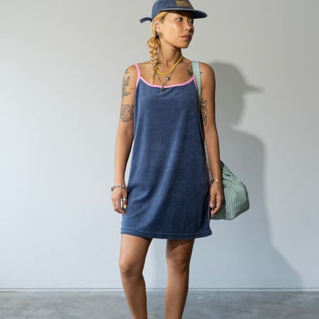 0832 pile piping one-piece/3カラー