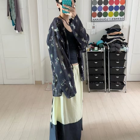 eee Bloom Sheer Cardigan/2カラー