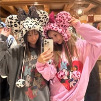 0408 pigment heart mickey &ミニー sweat/2カラー❤︎カナさん着用❤︎