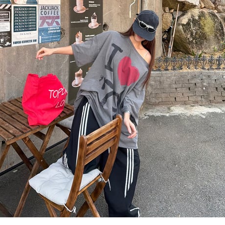 0682 LOVE❤️79 BIG tee shirt/ 2カラー