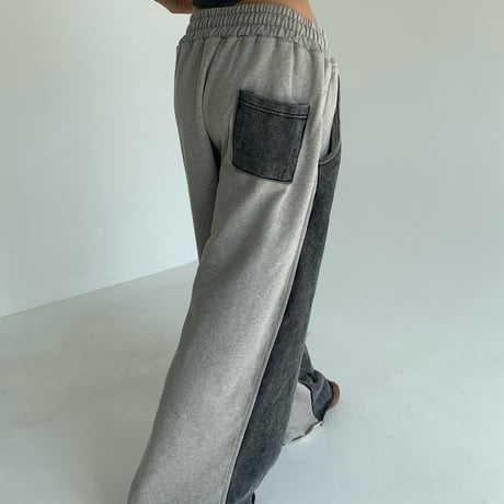 【即納販売】0677 pigment 2torn pants/2カラー