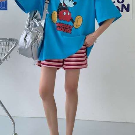 0874 neon mickey tee/3カラー
