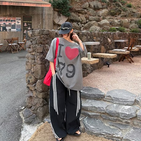 0682 LOVE❤️79 BIG tee shirt/ 2カラー