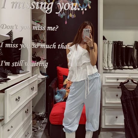 0931 summer docking pants/2カラー
