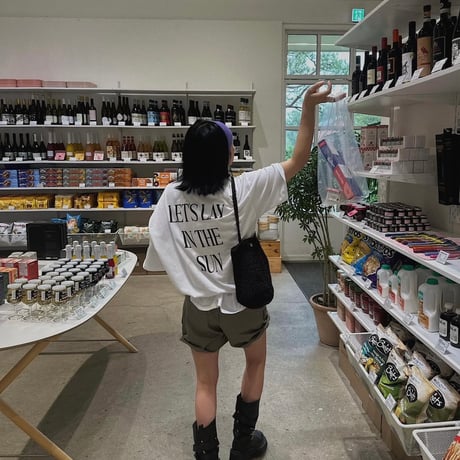 Back logo Pocket tee shirt/2カラー