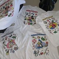 0873 Disney back print tee/5パターン