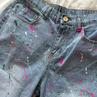 0750 paint half denim