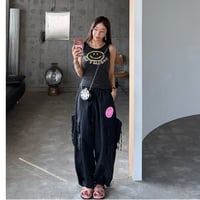 【即納販売】0756 ニコちゃん summer nylon  pants/4カラー