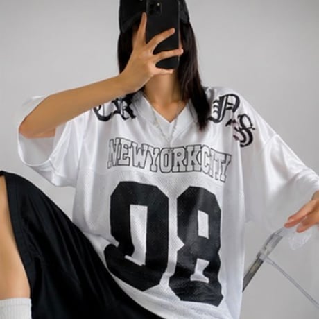 0844 NEW YORK sporty メッシュtops/3カラー