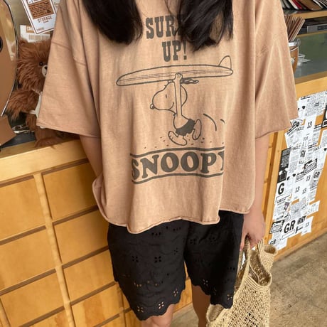 0818 SNOOPY surfing tee/4カラー