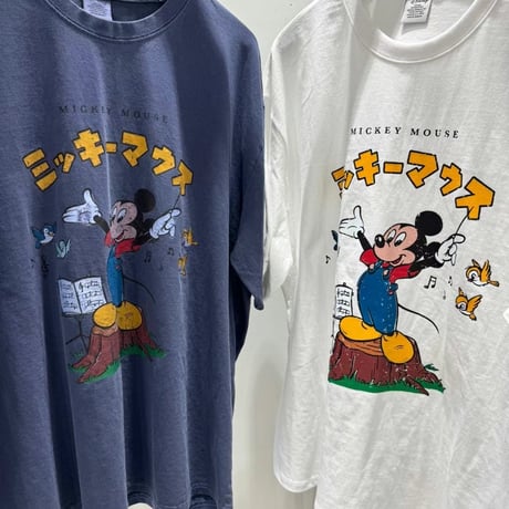 0094 S/S pigment mickey t-shirt/2カラー