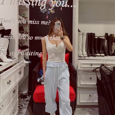 0931 summer docking pants/2カラー