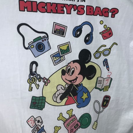 0873 Disney back print tee/5パターン
