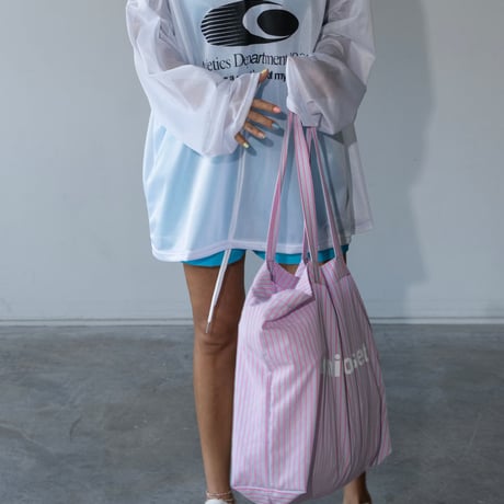 0814 Vネック mesh long sleeve/3カラー