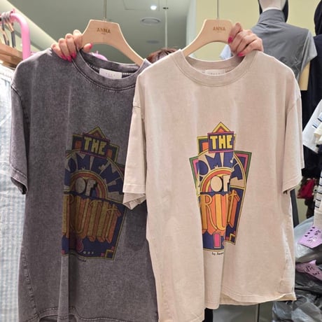 【即納】0744 pigment the moment tee/チャコール