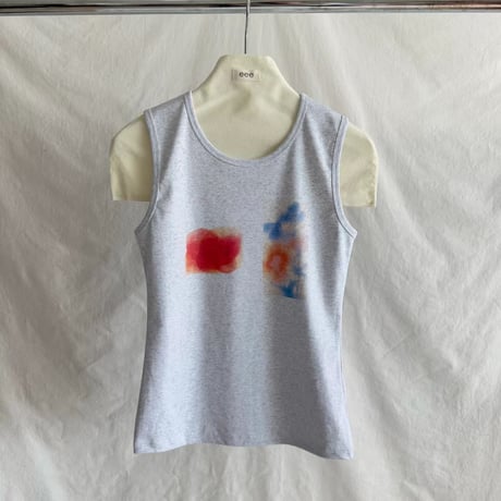 Flower tie-dye tops/3カラー