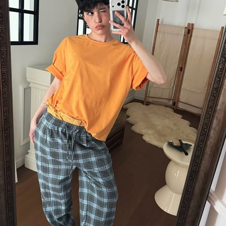 0774 NEW pigment オーバーtee shirt/18カラー