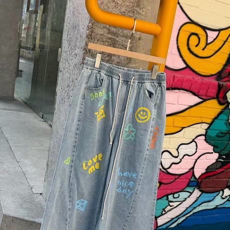 0854 ニコちゃん denim/ワンカラー