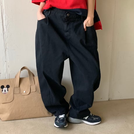 【即納販売】pigmentカーブcolor pants/4カラー
