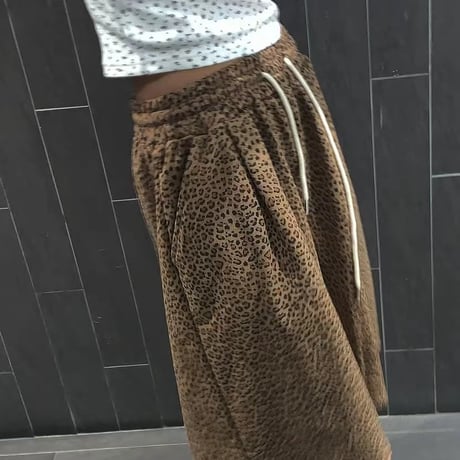 0746 Leopard half pants/2カラー
