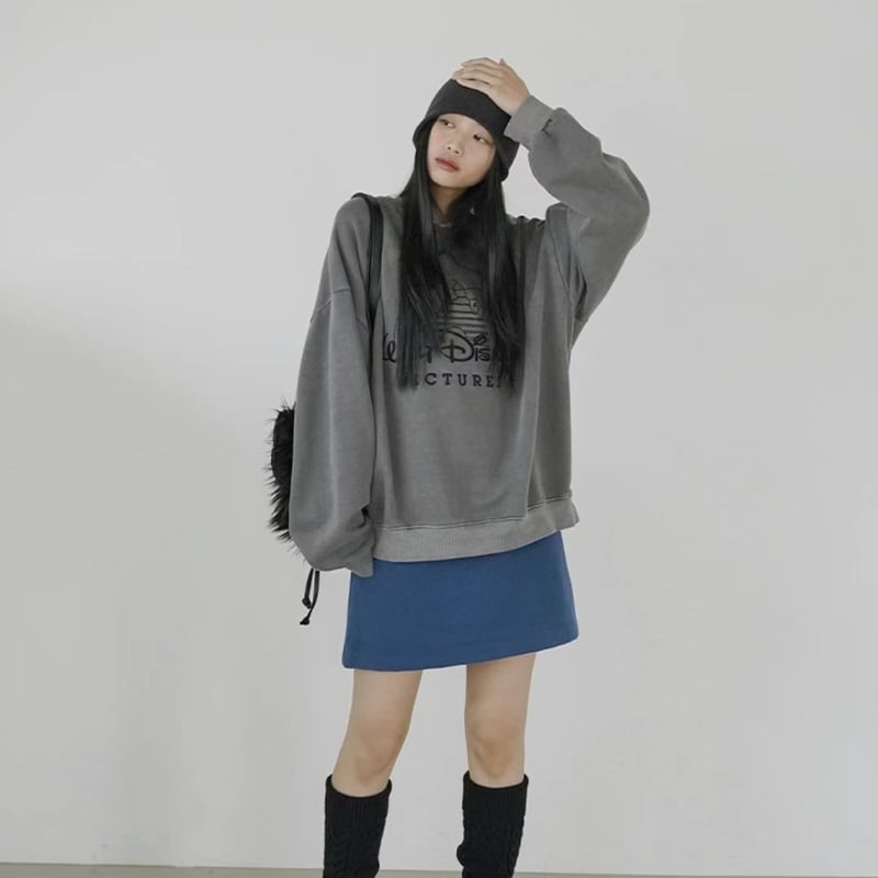 0361 pigment Walt Disney sweat/2カラー | riru select