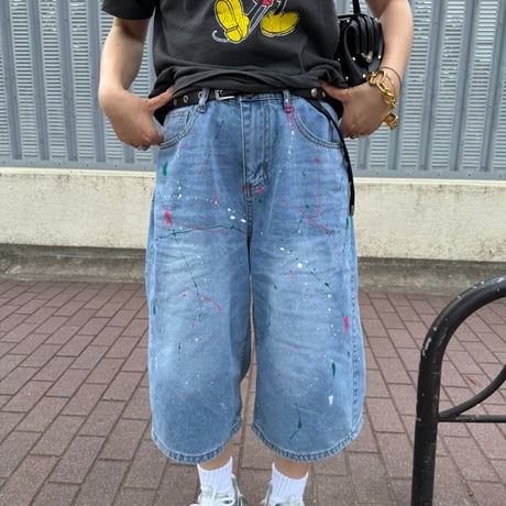 0750 paint half denim
