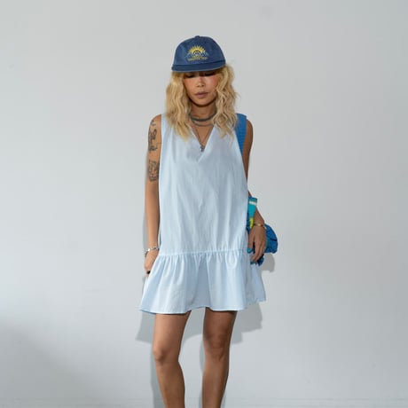 0858 back ribbon one-piece/4カラー