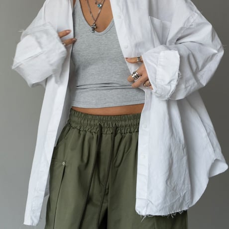 【即納販売】0614 damage over shirt/3カラー⭐︎なおみさん着用⭐︎
