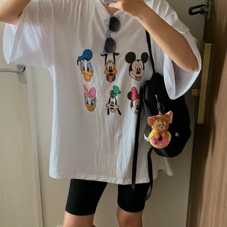 Disney friends tee /White color