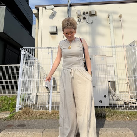 0882 🉐セットアップ商品🉐ノースリーブ＆2waypants/3カラー