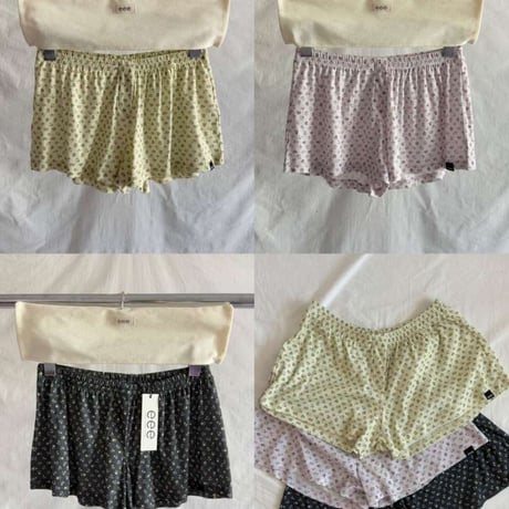 Mini Flower bra let＆short pants セットアップ/3カラー