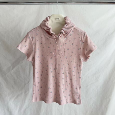 0868 NEW eee 小花柄  hoodie/2カラー