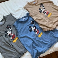 0880 Top hat mickey frill tee/3カラー