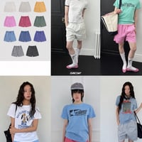 0811 NEW pigment half pants/11カラー