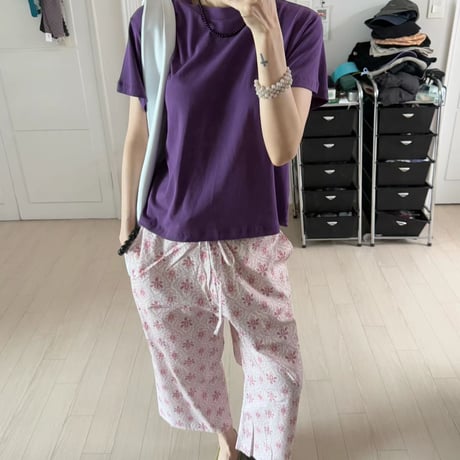eee rosę ペイズリーwide pants2カラー