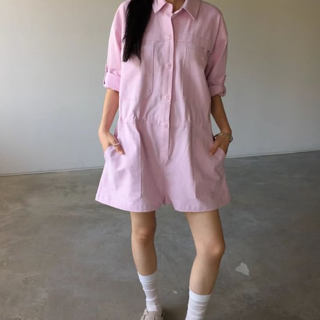 【即納販売】0727 summer jump suit/3カラー
