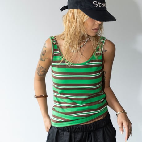 0831 border tank top/3カラー