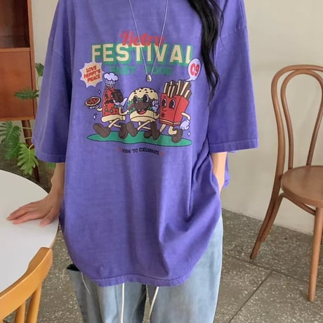 0711 festival pigment tee/3カラー
